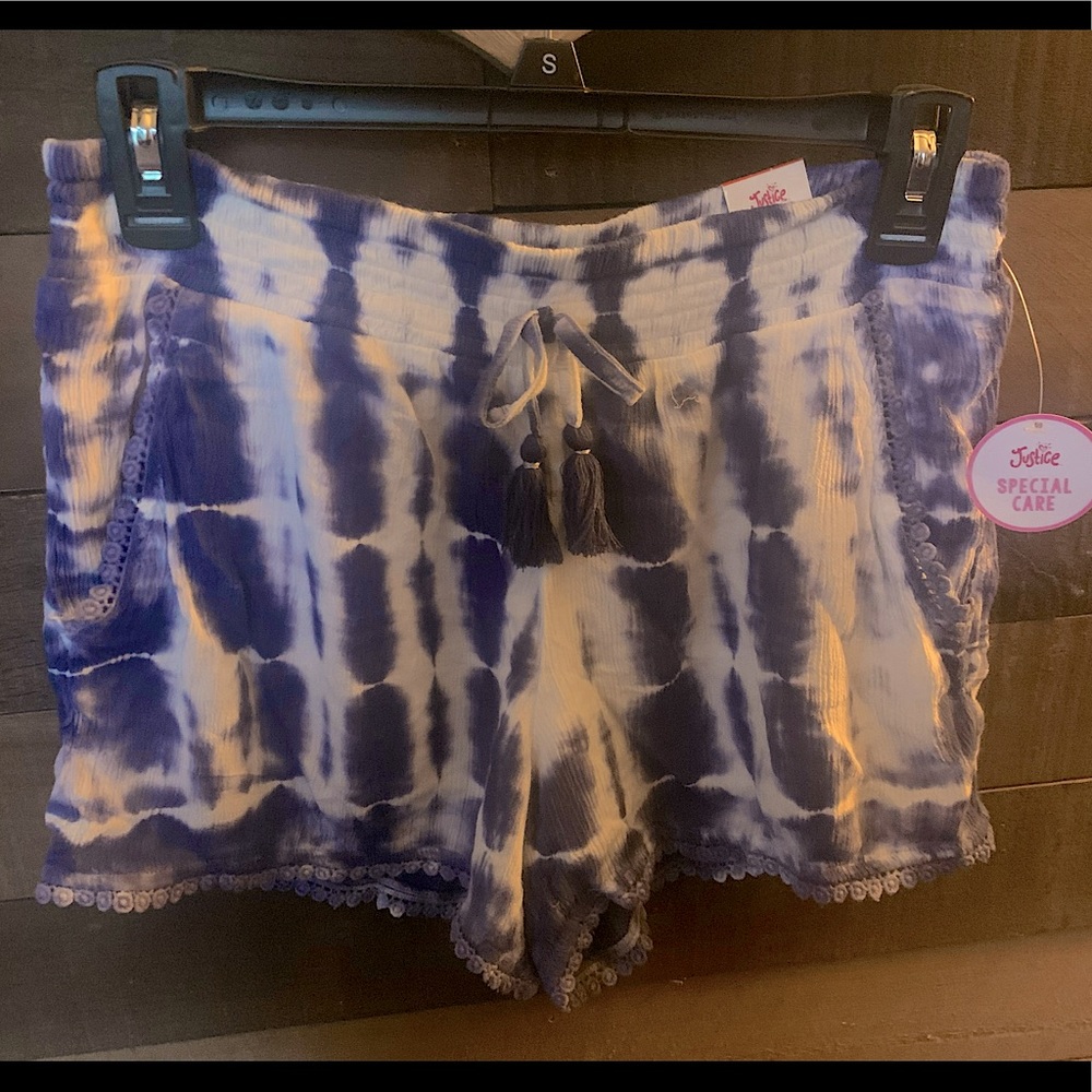 Justice Tie-Dye Shorts